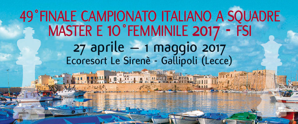 49° Finale Campionato Italiano a Squadre Master e 10° Femminile 2017