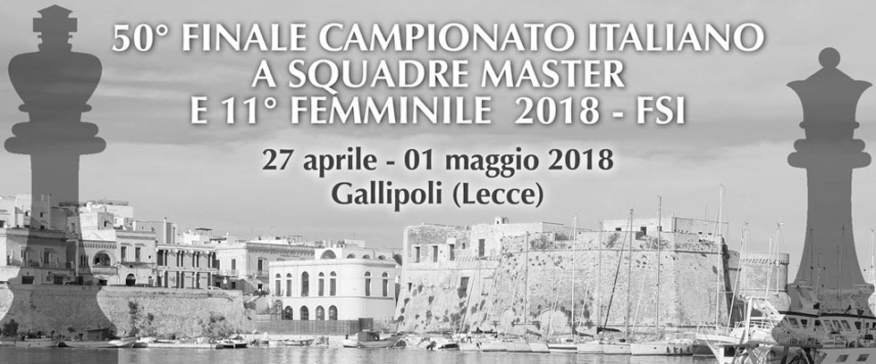 50° Finale Campionato Italiano a Squadre Master e 11° Femminile 2018