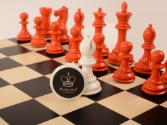 Bold Chess Burnt Orange v Gloss White close up 4 new