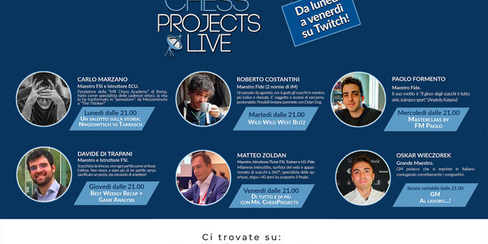 CHESS PROJECTS LIVE